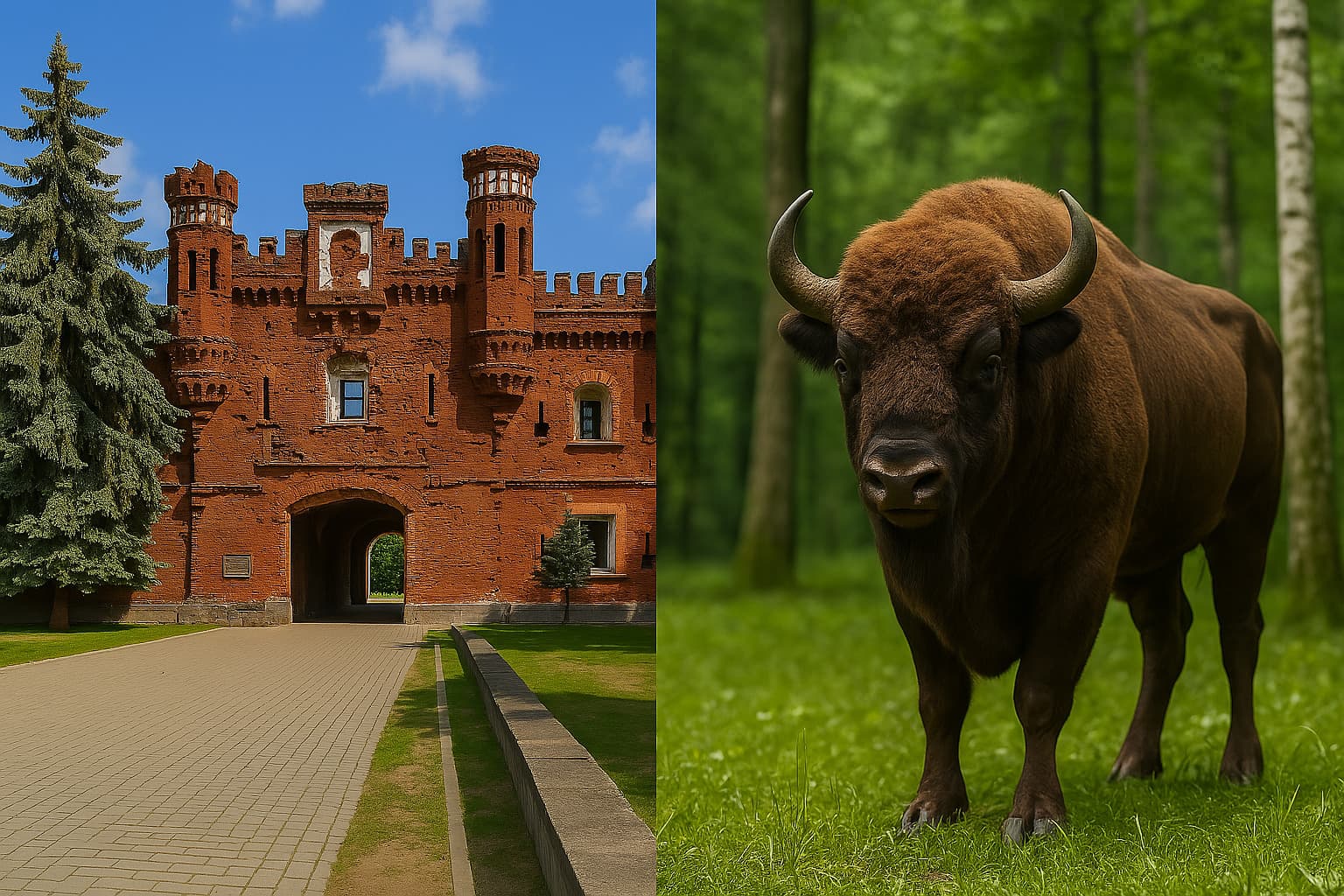 Экскурсионный трансфер в Брест и Беловежскую пущу из Минска